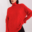 Laden Sie das Bild in den Galerie-Viewer, Rollkragenpullover Model 189221 AT | Textil Großhandel ATA-Mode