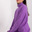 Laden Sie das Bild in den Galerie-Viewer, Rollkragenpullover Model 189225 AT | Textil Großhandel ATA-Mode
