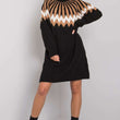 Laden Sie das Bild in den Galerie-Viewer, Kleid Model LC-SK-0098.37X Black - Rue Paris | Textil Großhandel ATA-Mode