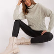 Laden Sie das Bild in den Galerie-Viewer, Rollkragenpullover Model 189891 AT | Textil Großhandel ATA-Mode