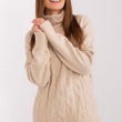 Laden Sie das Bild in den Galerie-Viewer, Rollkragenpullover Model 189897 AT | Textil Großhandel ATA-Mode