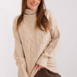 Laden Sie das Bild in den Galerie-Viewer, Rollkragenpullover Model 189897 AT | Textil Großhandel ATA-Mode