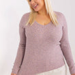 Laden Sie das Bild in den Galerie-Viewer, Pullover plus size Model 190083 Factory Price | Textil Großhandel ATA-Mode