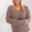 Laden Sie das Bild in den Galerie-Viewer, Pullover plus size Model 190085 Factory Price | Textil Großhandel ATA-Mode