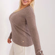 Laden Sie das Bild in den Galerie-Viewer, Pullover plus size Model 190085 Factory Price | Textil Großhandel ATA-Mode