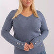 Laden Sie das Bild in den Galerie-Viewer, Pullover plus size Model 190091 Factory Price | Textil Großhandel ATA-Mode