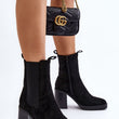 Laden Sie das Bild in den Galerie-Viewer, Stiefeletten mit Absatz Model 191050 Step in style