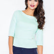 Laden Sie das Bild in den Galerie-Viewer, Bluse Model 44202 Figl | Textil Großhandel ATA-Mode