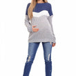 Laden Sie das Bild in den Galerie-Viewer, Schwangerschaft Pullover Model 132024 PeeKaBoo | Textil Großhandel ATA-Mode