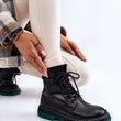 Laden Sie das Bild in den Galerie-Viewer, Stiefeletten Model 174144 Step in style | Textil Großhandel ATA-Mode