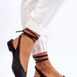 Laden Sie das Bild in den Galerie-Viewer, Riemchenballerina Model 178022 Step in style | Textil Großhandel ATA-Mode