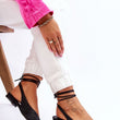 Laden Sie das Bild in den Galerie-Viewer, Riemchenballerina Model 178022 Step in style | Textil Großhandel ATA-Mode