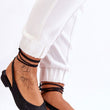 Laden Sie das Bild in den Galerie-Viewer, Riemchenballerina Model 178022 Step in style | Textil Großhandel ATA-Mode