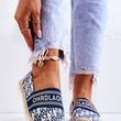 Laden Sie das Bild in den Galerie-Viewer, Espadrilles Model 180528 Step in style | Textil Großhandel ATA-Mode