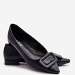 Laden Sie das Bild in den Galerie-Viewer, Ballerina Schuhe Model 181056 Step in style | Textil Großhandel ATA-Mode