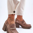 Laden Sie das Bild in den Galerie-Viewer, Schuhe mit Absatz Model 183961 Step in style | Textil Großhandel ATA-Mode