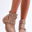 Laden Sie das Bild in den Galerie-Viewer, Stiefeletten Model 184022 Step in style | Textil Großhandel ATA-Mode