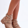 Laden Sie das Bild in den Galerie-Viewer, Stiefeletten Model 184022 Step in style | Textil Großhandel ATA-Mode