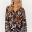Laden Sie das Bild in den Galerie-Viewer, Bluse Model 184381 Makadamia | Textil Großhandel ATA-Mode