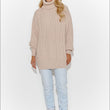 Laden Sie das Bild in den Galerie-Viewer, Rollkragenpullover Model 185214 Makadamia | Textil Großhandel ATA-Mode