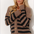Laden Sie das Bild in den Galerie-Viewer, Cardigan Model 185291 Makadamia | Textil Großhandel ATA-Mode