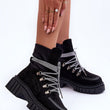 Laden Sie das Bild in den Galerie-Viewer, Stiefeletten Model 185344 Step in style | Textil Großhandel ATA-Mode