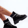 Laden Sie das Bild in den Galerie-Viewer, Stiefeletten Model 185344 Step in style | Textil Großhandel ATA-Mode