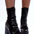 Laden Sie das Bild in den Galerie-Viewer, Stiefeletten mit Absatz Model 186241 Step in style | Textil Großhandel ATA-Mode