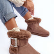 Laden Sie das Bild in den Galerie-Viewer, Schneeschuhe Model 186408 Step in style | Textil Großhandel ATA-Mode