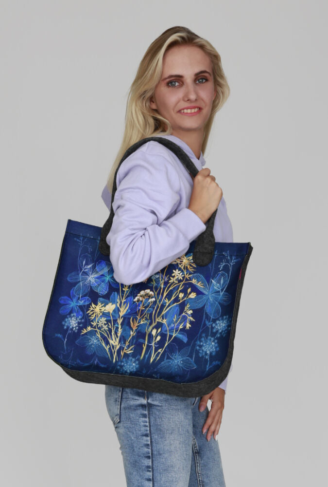 Filztasche LADY XL »Midnight« Anthrazit TL56