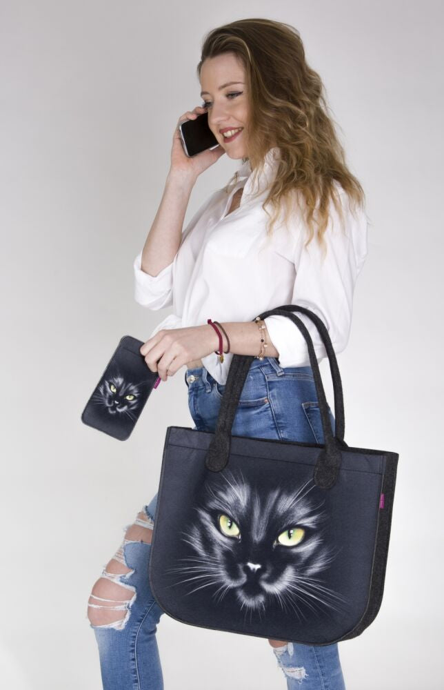 Filztasche LADY XL »Nero« Anthrazit TL47