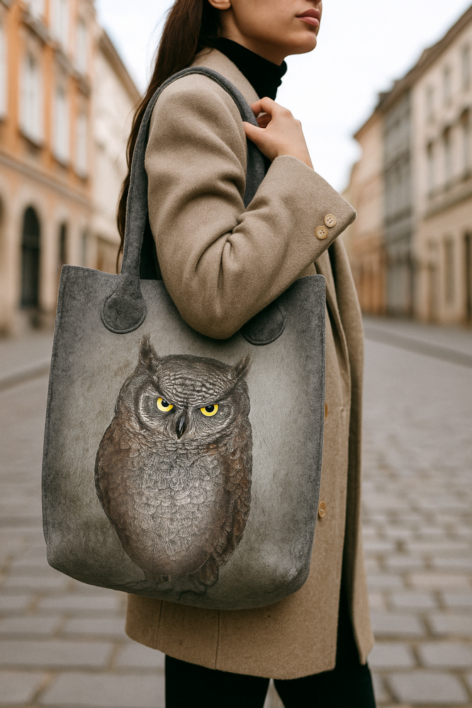 Filztasche CITY »Eule-E« FC21