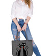 Laden Sie das Bild in den Galerie-Viewer, Filztasche LADY XL »Black Cats« TL11
