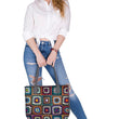 Laden Sie das Bild in den Galerie-Viewer, Filztasche LADY XL »Patchwork« TL13
