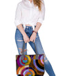Laden Sie das Bild in den Galerie-Viewer, Shopper Filztasche LADY XL »Circle« TL04
