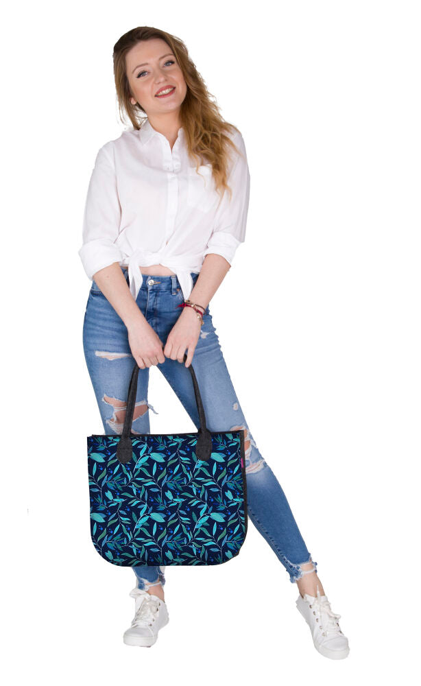 Filztasche LADY XL »Oleander« Anthrazit TL48