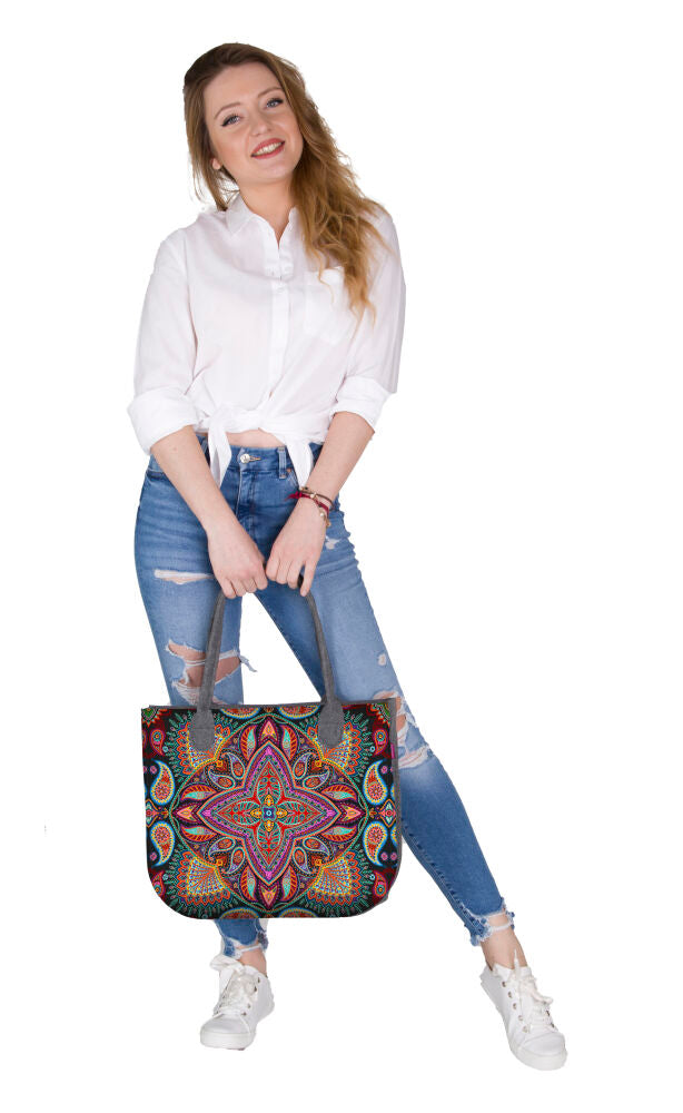 Shopper Filztasche LADY XL »Polka« TL06