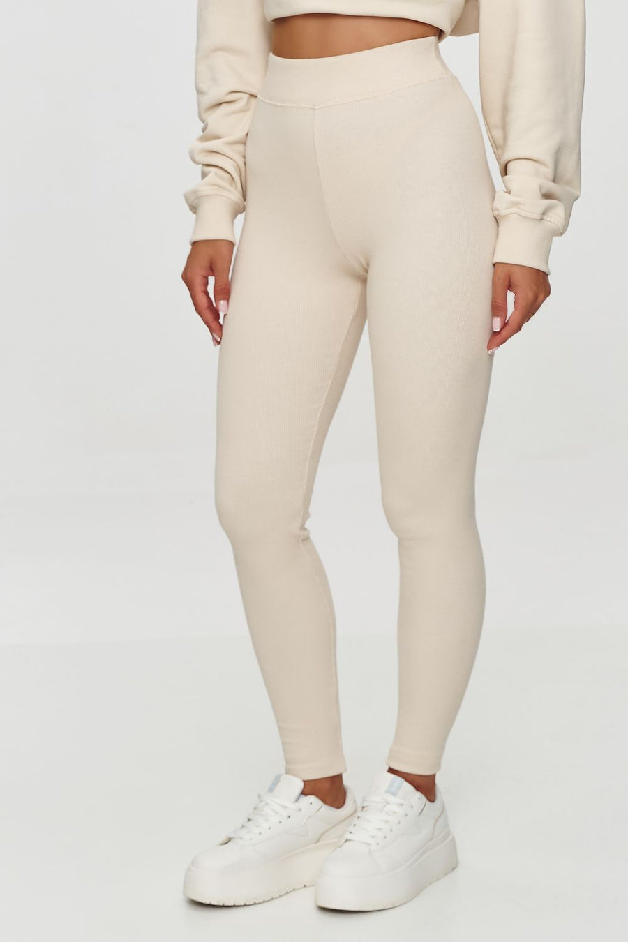 Lange Leggings Model 202954 Makadamia