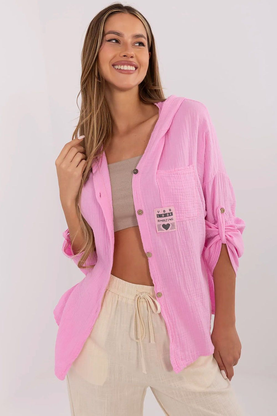  Damen Hemd model 213249 Italy Moda 