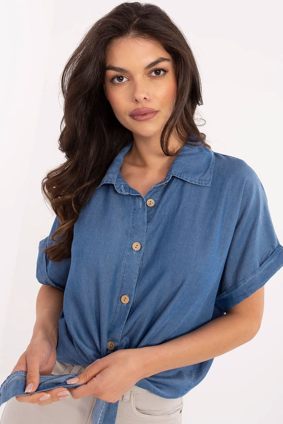  Langarm Hemd model 213594 Italy Moda 