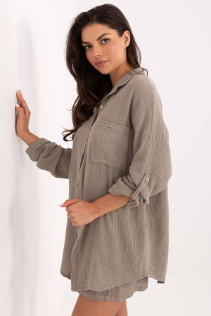  Langarm Hemd model 215497 Italy Moda 