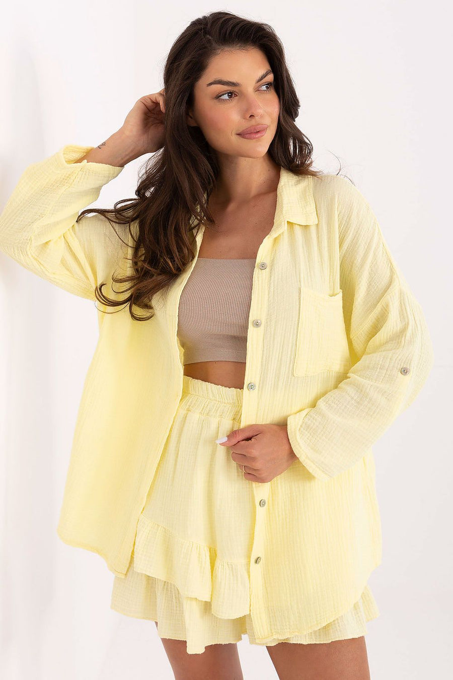  Langarm Hemd model 215498 Italy Moda 