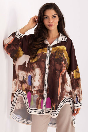  Langarm Hemd model 218396 Rue Paris 
