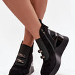 Laden Sie das Bild in den Galerie-Viewer,  Plateau-Stiefeletten model 220505 Step in style 
