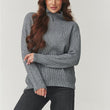 Laden Sie das Bild in den Galerie-Viewer,  Rollkragenpullover model 220772 Makadamia 
