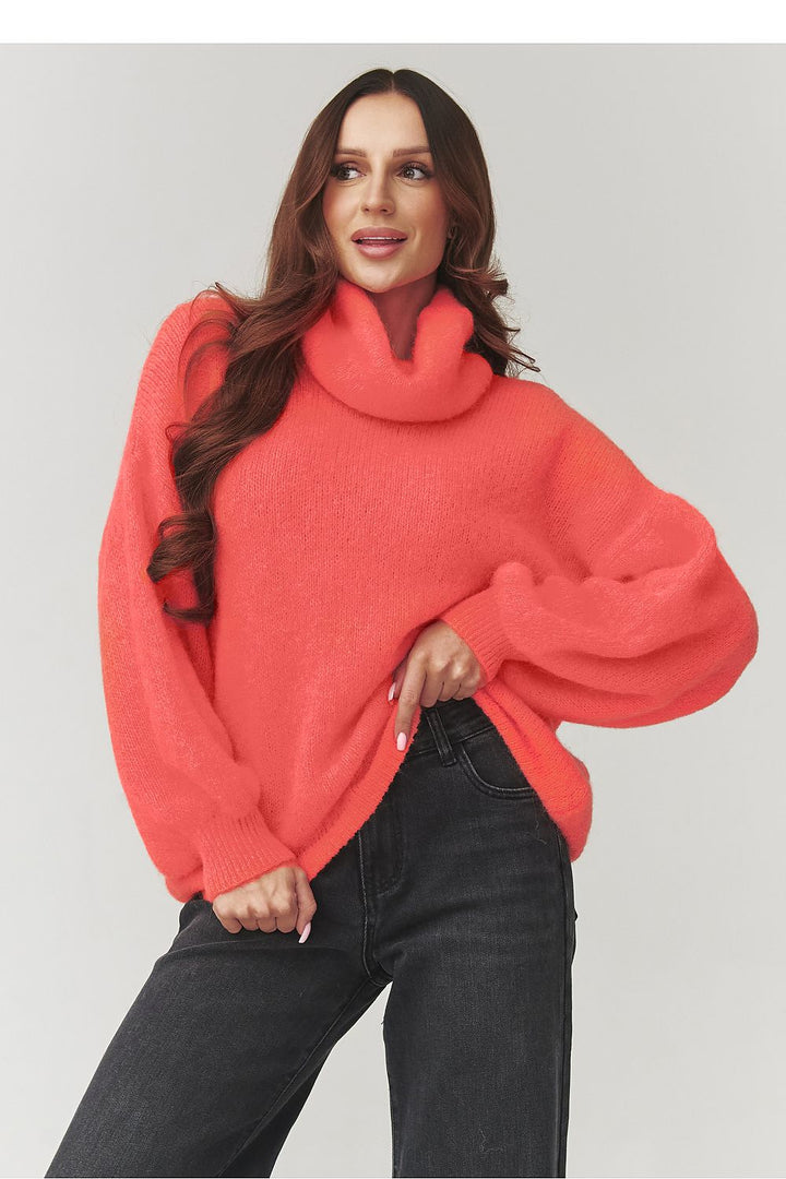  Rollkragenpullover model 220792 Makadamia 
