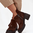 Laden Sie das Bild in den Galerie-Viewer,  Stiefeletten mit Absatz model 220893 Step in style 
