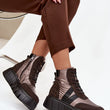 Laden Sie das Bild in den Galerie-Viewer,  Stiefeletten mit Platform model 222521 Step in style 
