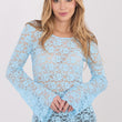 Laden Sie das Bild in den Galerie-Viewer,  Spitzenbluse model 222816 Factory Price 
