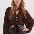 Laden Sie das Bild in den Galerie-Viewer,  Langarm Hemd model 223171 Italy Moda 
